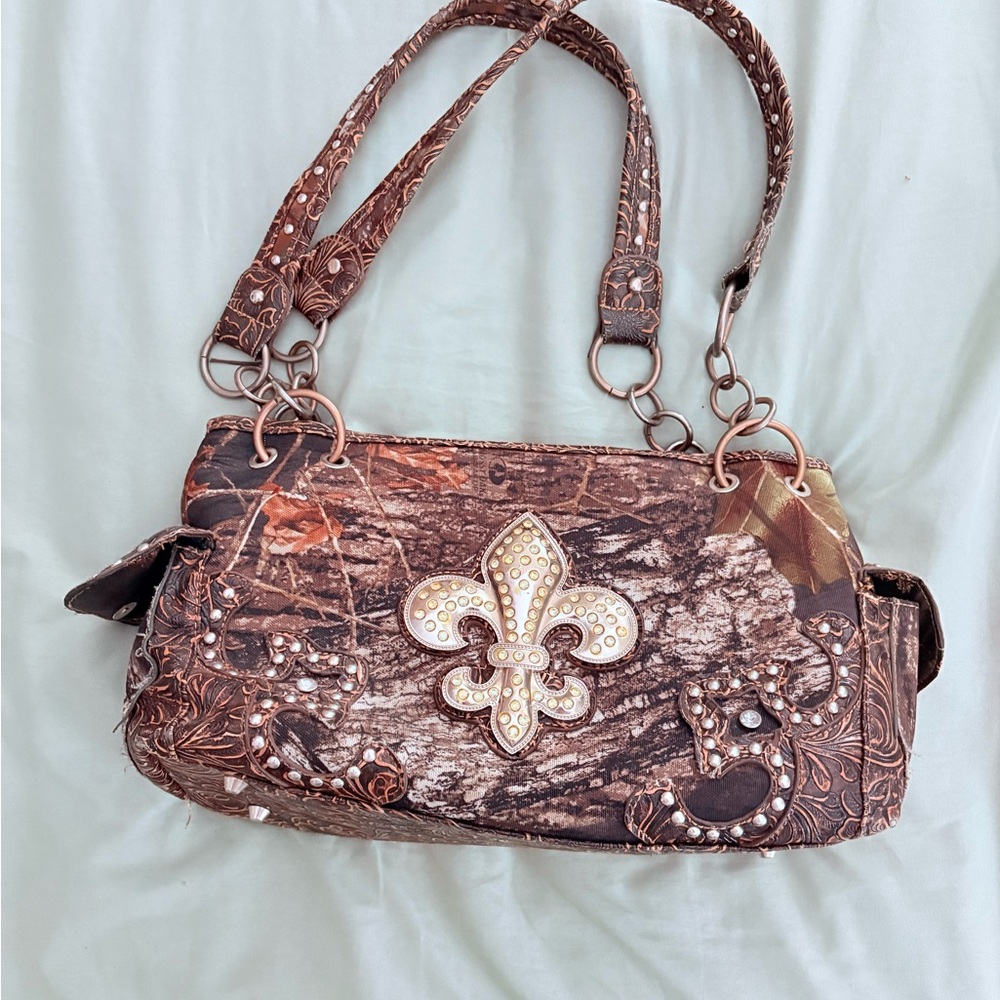 Y2K camo Embellished Women's Bag